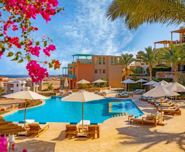 Mėgaukitės saule naujos statybos 4* Egipto viešbutyje AJIRA RESORT SAHL HASHEESH!